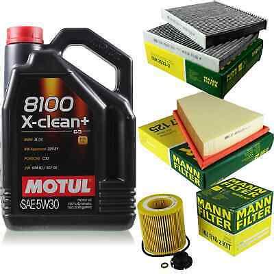 MOTUL 5L 5W 30 Motoröl MANN FILTER für BMW Gran Turismo F07 528i