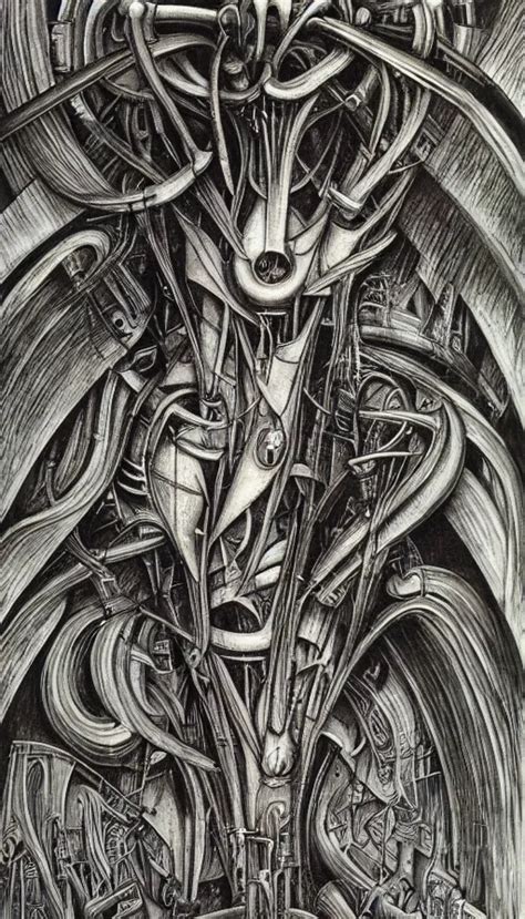 Techno Artwork By Hr Giger Stable Diffusion Openart