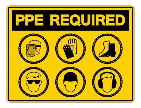 Ppe Safety Symbols Clip Art