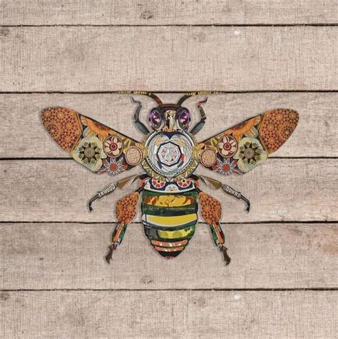 Personalized Vintage Honey Bee Garden Decorative Custom Metal Sign - Custom Laser Cut Metal Art ...