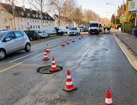 L Beck Live Rohrbruch Behindert Verkehr In Der Brandenbaumer Landstra E