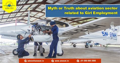 Myth Or Truth About Aviation Sector Related To Girl Employment Ame Cet Blogs