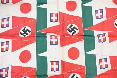 Worldwarcollectibles Italian German Third Reich Era Flag