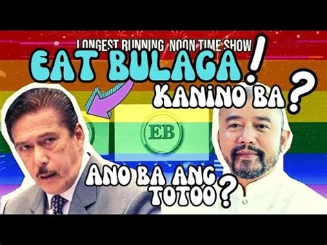 EAT BULAGA ANG TOTOO DAHILAN NG PAGALIS NG TVJ SA TAPE INC Fyp Tvj