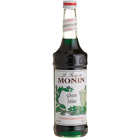 Monin Premium Green Mint Flavoring Syrup