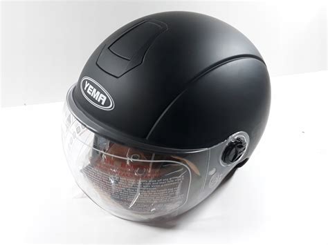 Kask Motocyklowy Yema Otwarty Skuter Retro Vintage Za Z Z