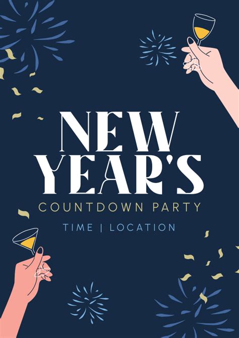 New Year Toast Countdown Favicon Brandcrowd Favicon Maker