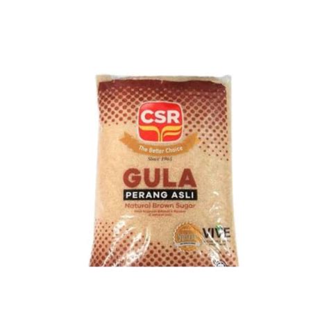 Csr Gula Perang Asli Natural Brown Sugar Kg Shopee Malaysia