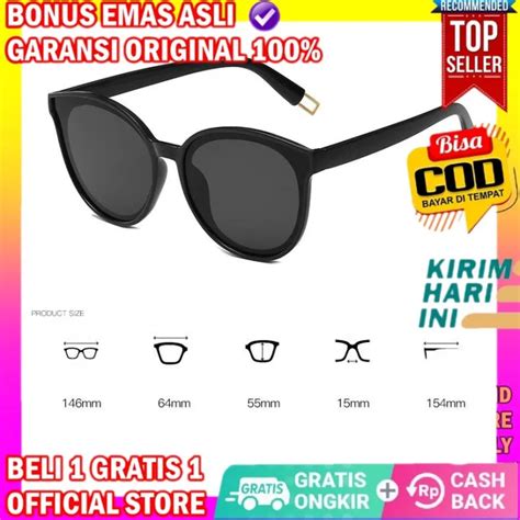 Gratis Ongkir Promo Korean Design Retro Mata Kucing Kacamata Hitam