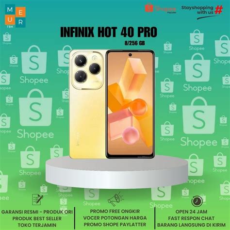 Jual INFINIX HOT 40i 8 128GB GARANSI RESMI Shopee Indonesia