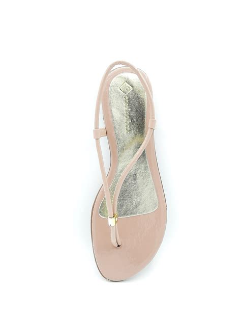 Nude Women S Split Toe Flat Sandals ZONA ZERO