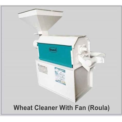 Automatic Painted Wheat Cleaner With Fan Three Phase 250kgs Per Hour