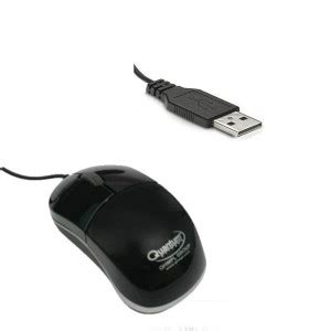 Quantum Qhm Usb Optical Mouse For Pc Desktop Laptop Buttons