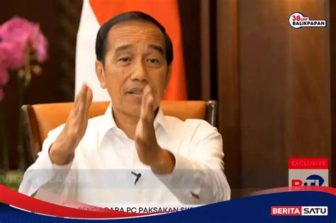 Eksklusif Presiden Jokowi Sebut Pertimbangan Politis Dalam Reshuffle