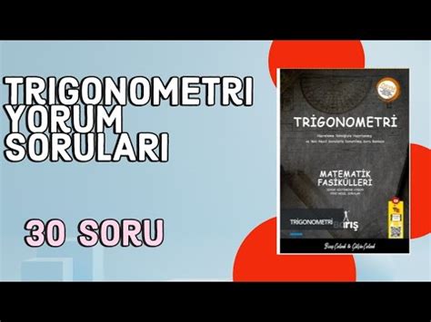 Trigonometri Soru Z M Bar Elenk Trigonometri Youtube