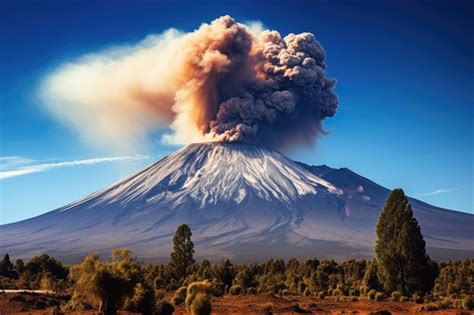 Premium AI Image | Eruption of Volcanic Kilimanjaro