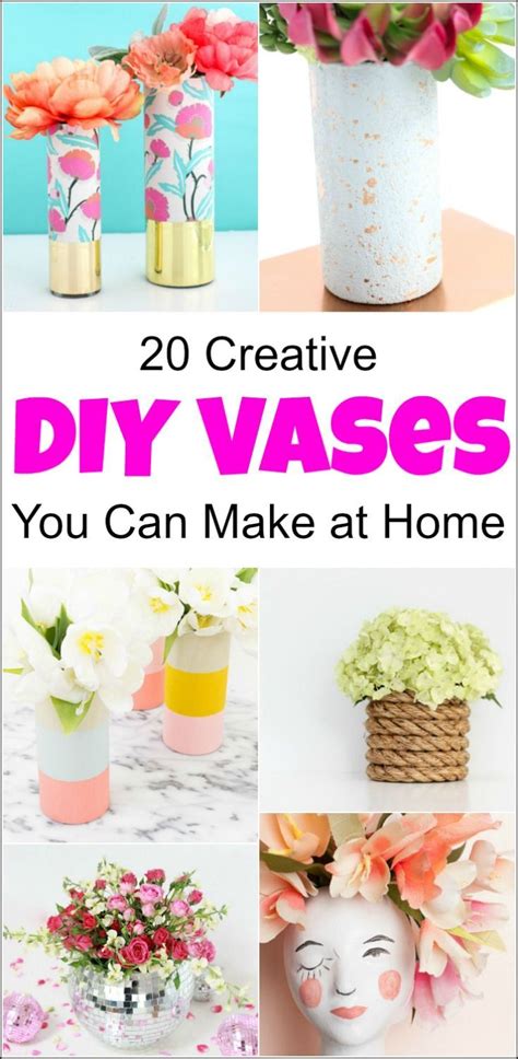 creative diy vases     home unique flower vases diy