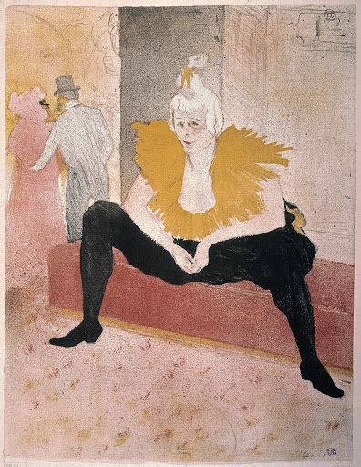 La Clownesse Assise Mademoiselle Cha U Kao From The Series Elles