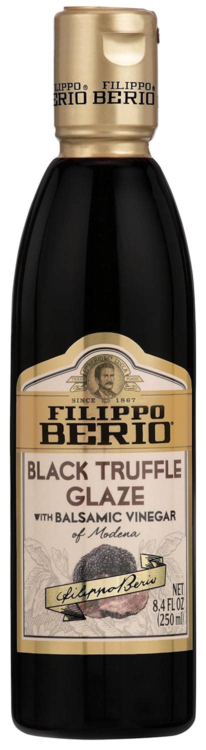 Amazon.com: Filippo Berio Black Truffle Glaze with Balsamic Vinegar, 8. ...