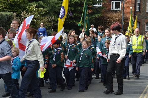 4th Sevenoaks St Georges Day Parade Cubs And Scouts 4th Sevenoaks