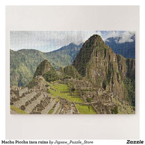 Machu Picchu Inca Ruins Jigsaw Puzzle Zazzle Machu Picchu Picchu