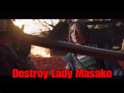 Ghost Of Tsushima Destroy Lady Masako In A Duel Lethal The