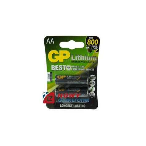 Bateria R6 GP 15LF U2 Lithium FR6 AA Litowa Baterie