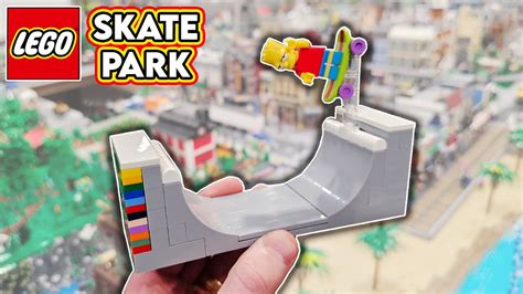 I Built a Custom LEGO SKATEPARK for the City! - Brickhubs