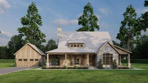 Two Story Rustic Style House Plans