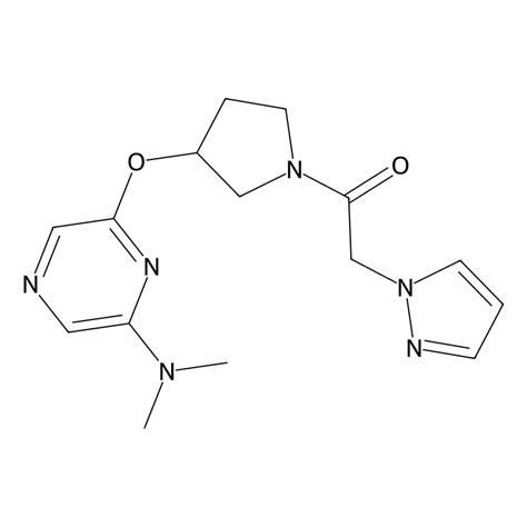 Buy 1 3 6 Dimethylamino Pyrazin 2 Yl Oxy Pyrrolidin 1 Yl 2 1H