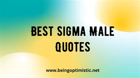 40+ Best Sigma Male Quotes