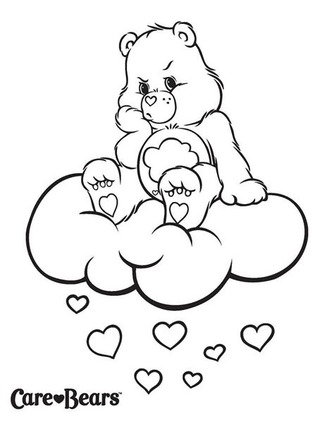 Grumpy Care Bears Coloring Pages