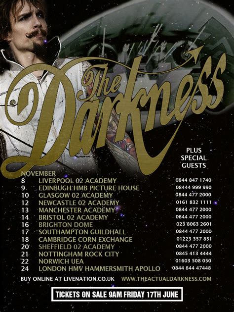 The Darkness Tour Poster 2011 by LukeH92 on DeviantArt