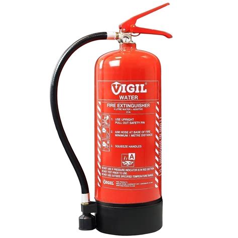 6 Litre Water Additive Fire Extinguisher Vigil Products