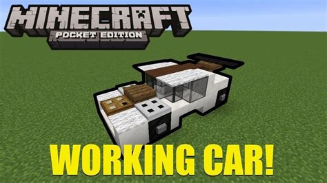 How To Make A Working Car In Minecraft No Command Block No Pistons