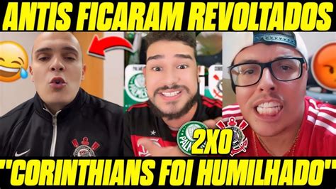 VAMOS RIR REAÇÕES DOS ANTIS APÓS PALMEIRAS GANHAR DO CORINTHIANS