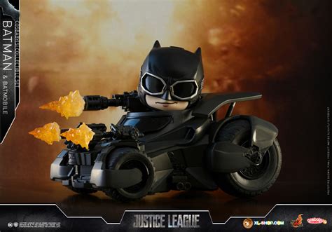 Hot Toys Cosb Justice League Batman Batmobile Cosbaby S Collectible Set