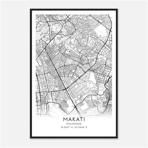 Makati - Custom Maps & Posters