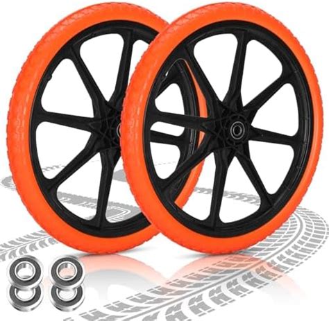 Amazon Upgraded 20x1 95 Flat Free Wheels Compatible With