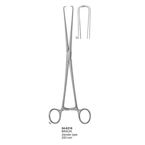 Braun Uterine Tenaculum Forceps Mm Charisma Tech