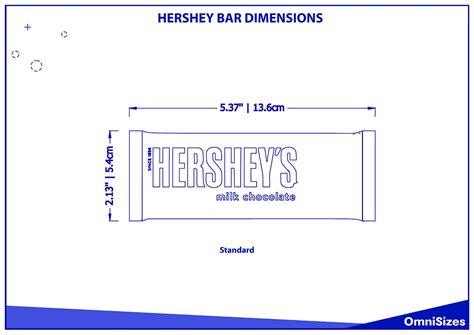 Hershey Bar Dimensions Sizes Of Objects And Stuff