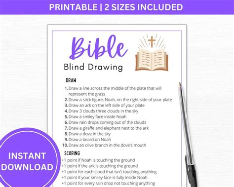 Blind Drawing Game Bible Game Womens Ministry Games Bible Games