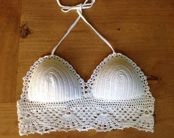 White Crochet Bikini Etsy