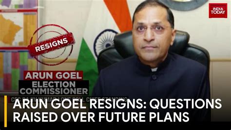 Election Commissioner Arun Goel Resigns Ahead Of Lok Sabha Polls