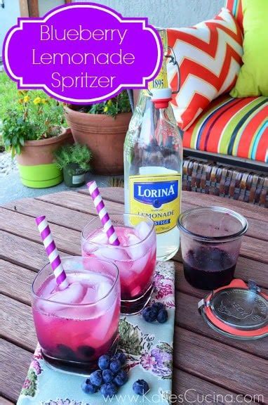 Blueberry Lemonade Spritzer Katies Cucina