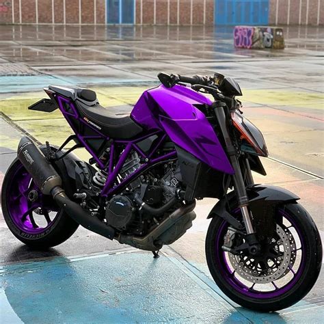 Duke Bike Ktm Duke Moto Ninja Ghost Rider Bike Purple Motorcycle