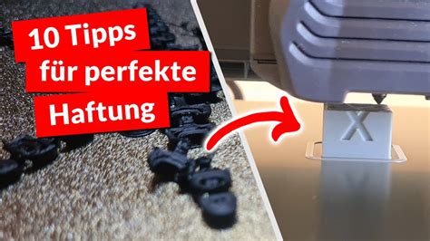 10 Tipps für perfekte Druckbett Haftung auch ohne Kleber 3D Druck