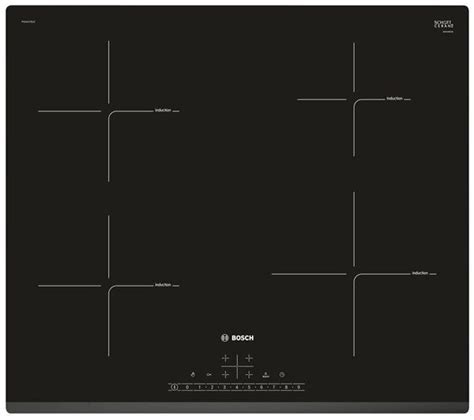 Варочная панель индукционная BOSCH PIE631FB1E, черный купить по низкой ...