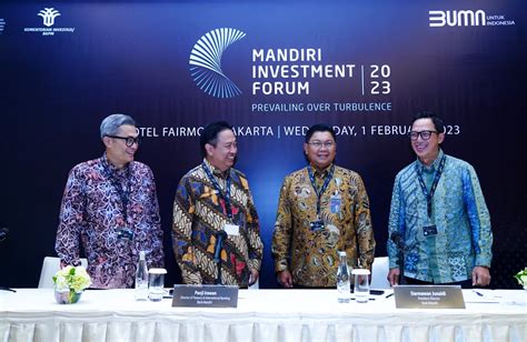 Komitmen Kuat Bank Mandiri Dukung Peningkatan Investasi Nasional