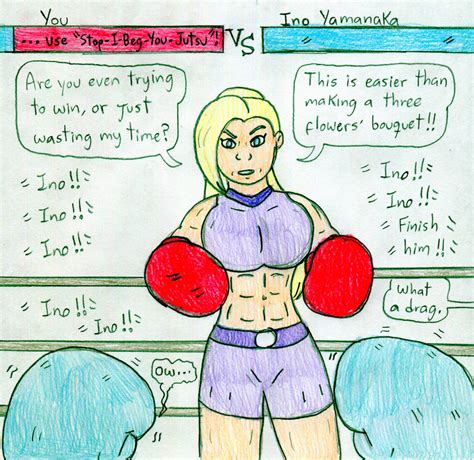 Boxing You Vs Ino Yamanaka By Jose Ramiro On Deviantart